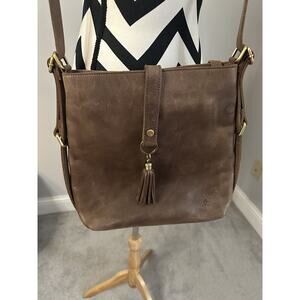 GUC Elevate Slingback Brown Convertible Purse $248 READ Made In India